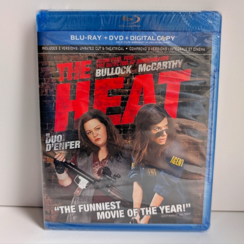 4/$20  THE HEAT blu ray NEW sealed - SANDRA BULLOCK